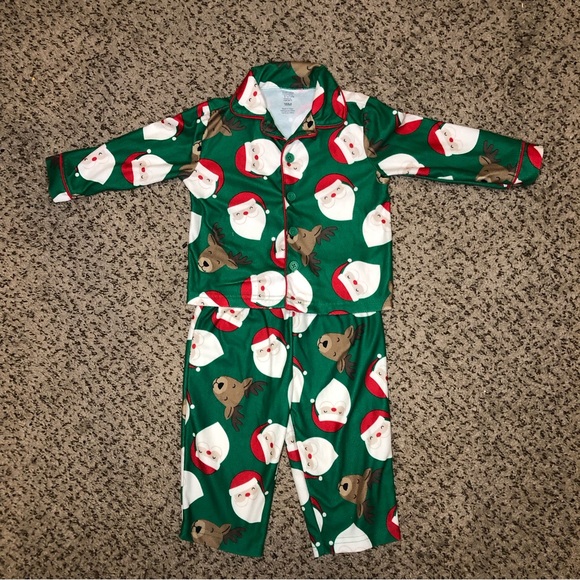 Baby Boys' Santa Coat Pajama Set - Just One You made by Carter's 18 Month - Picture 1 of 5